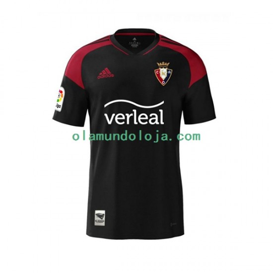 Camisola CA Osasuna Homem Equipamento Segundo 2022-2023 Manga Curta